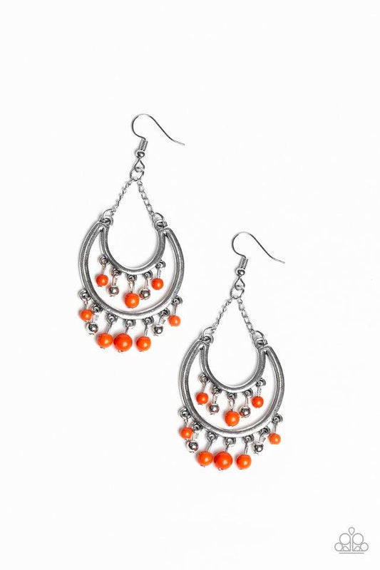 Paparazzi Earring ~ Free-Spirited Spirit - Orange