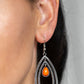 Drops of Color - Orange - Paparazzi Earring Image