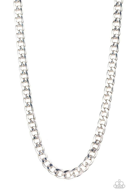 Paparazzi Necklace ~ The Underdog - Silver