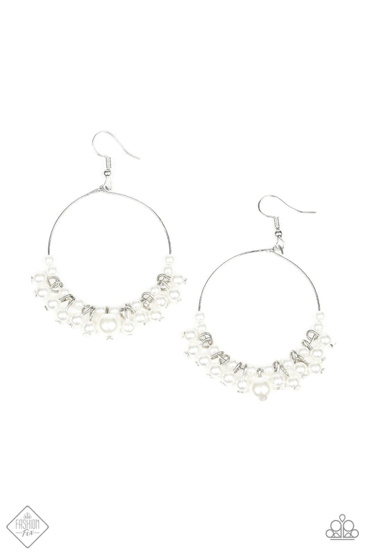 Paparazzi Earring ~ The PEARL-fectionist  - White