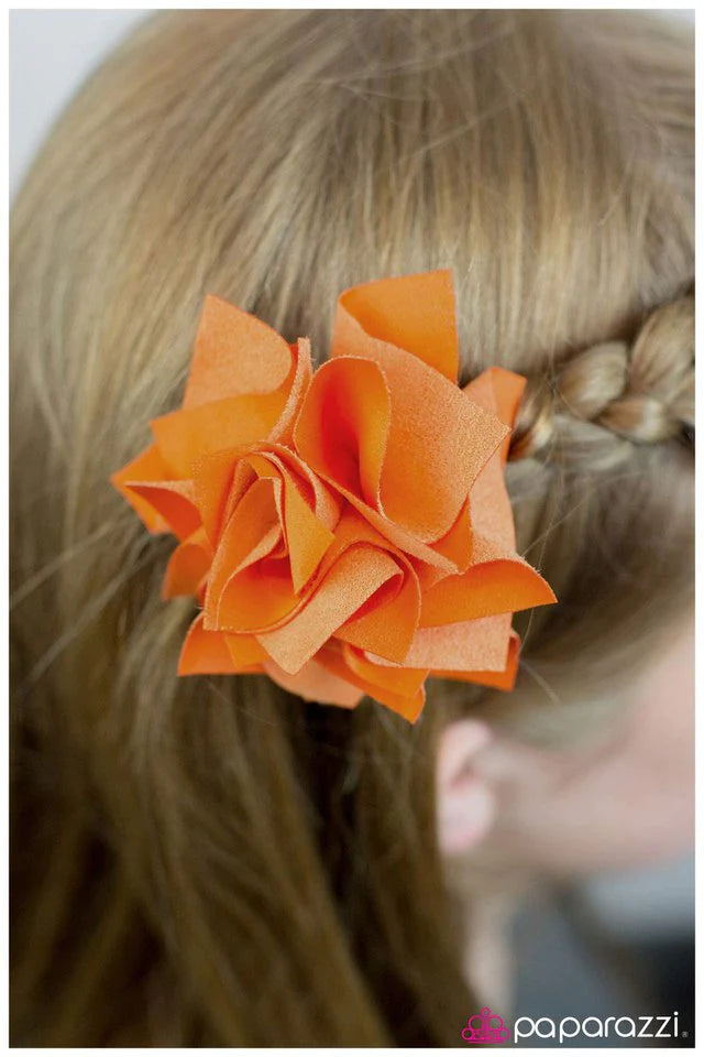 Paparazzi Hair Accessories ~ Get Into the Groove - Orange