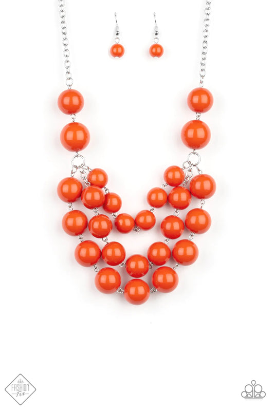 Collar Paparazzi ~ Miss Pop-YOU-larity - Naranja