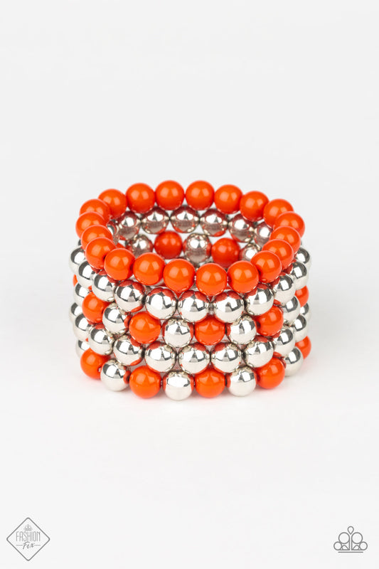 Paparazzi Bracelet ~ Pop-YOU-lar Culture  - Orange