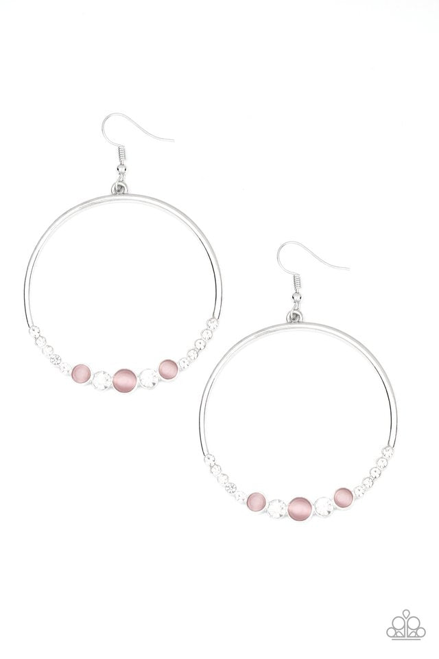 Dancing Radiance - Pink - Paparazzi Earring Image