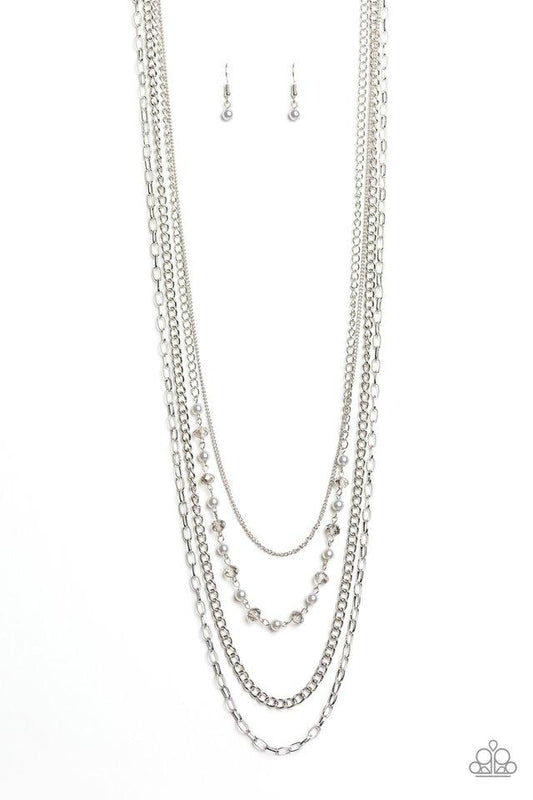 Paparazzi Necklace ~ SoHo Sophistication - Silver