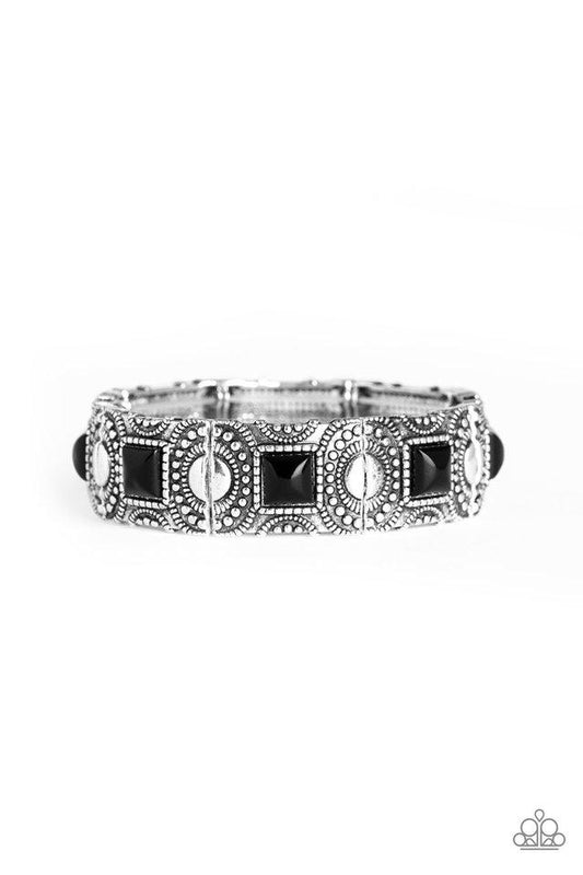 Paparazzi Bracelet ~ Tribal Trailblazer - Black