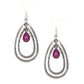 Drops of Color - Purple - Paparazzi Earring Image