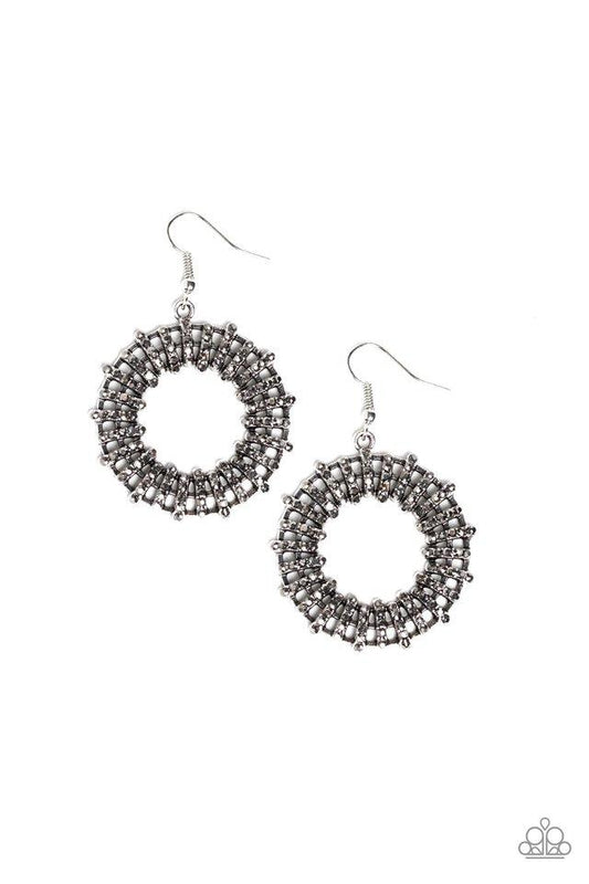 Paparazzi Earring ~ Girl Of Your GLEAMS - Silver