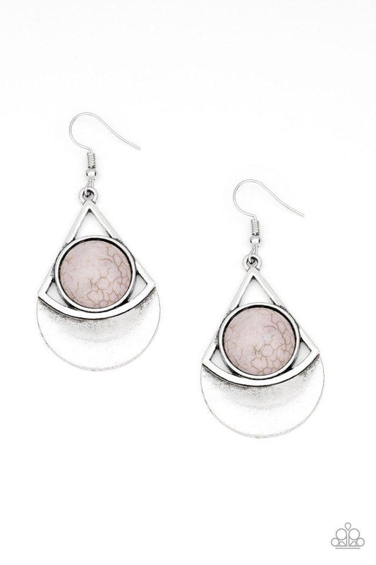 Paparazzi Earring ~ Sonoran Sailing - Silver