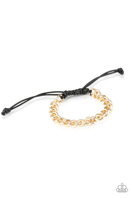 Sideline - Gold - Paparazzi Bracelet Image