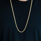 Jump Street - Gold - Paparazzi Necklace Image