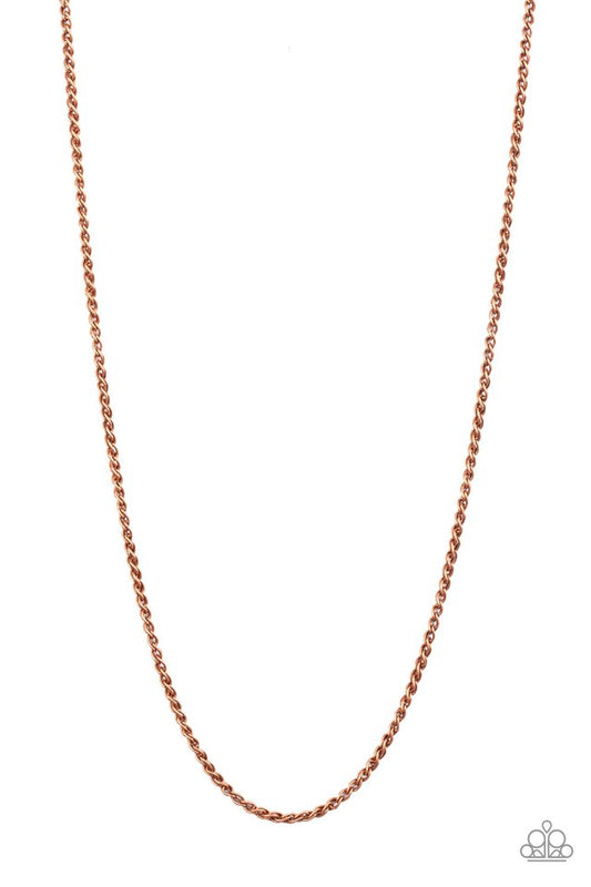 Jump Street - Copper - Paparazzi Necklace Image