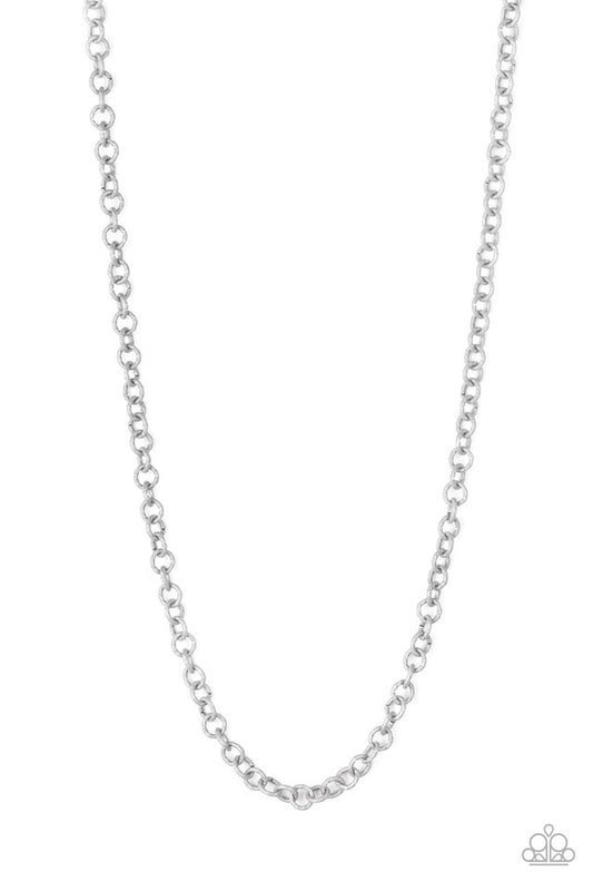 Courtside Couture - Silver - Paparazzi Necklace Image