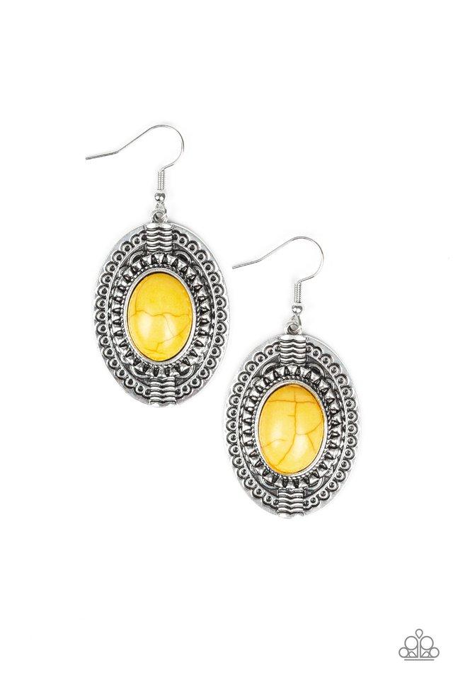 Paparazzi Earring ~ Mountain Melody - Yellow