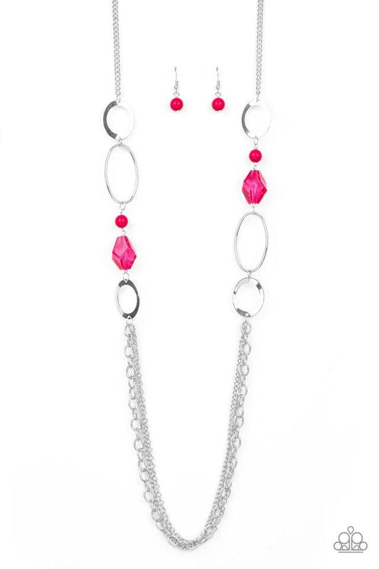 Paparazzi Necklace ~ Jewel Jubilee - Pink