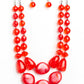 Beach Glam - Red - Paparazzi Necklace Image