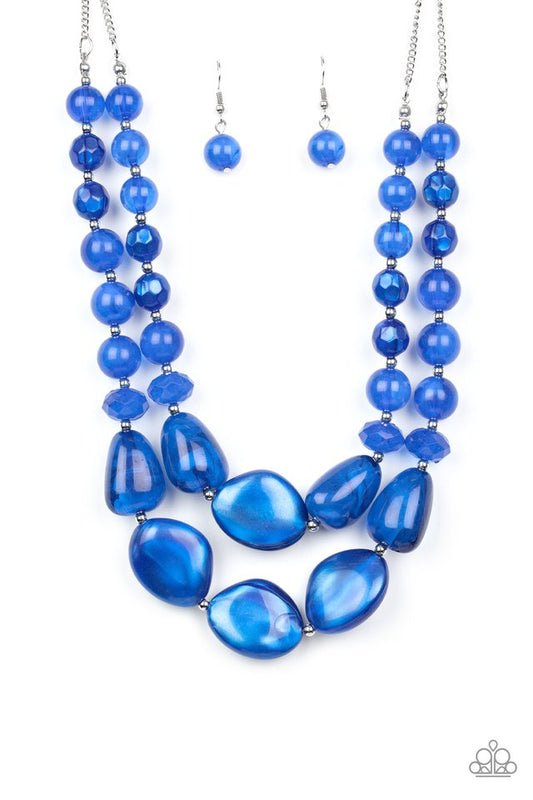 Beach Glam - Blue - Paparazzi Necklaces Image
