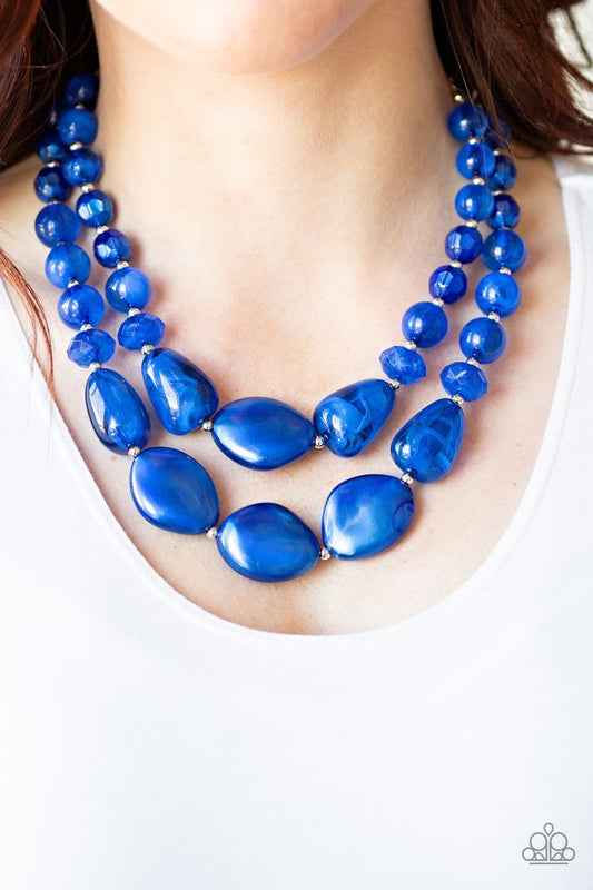 Beach Glam - Blue - Paparazzi Necklaces Image