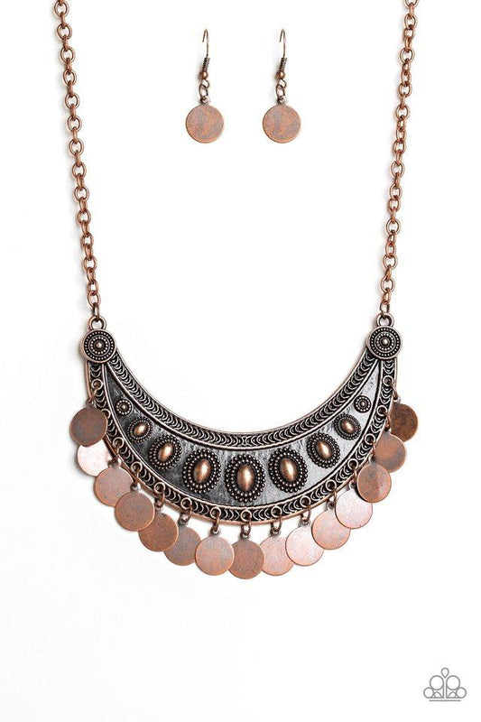 Collar Paparazzi ~ CHIMEs UP - Cobre