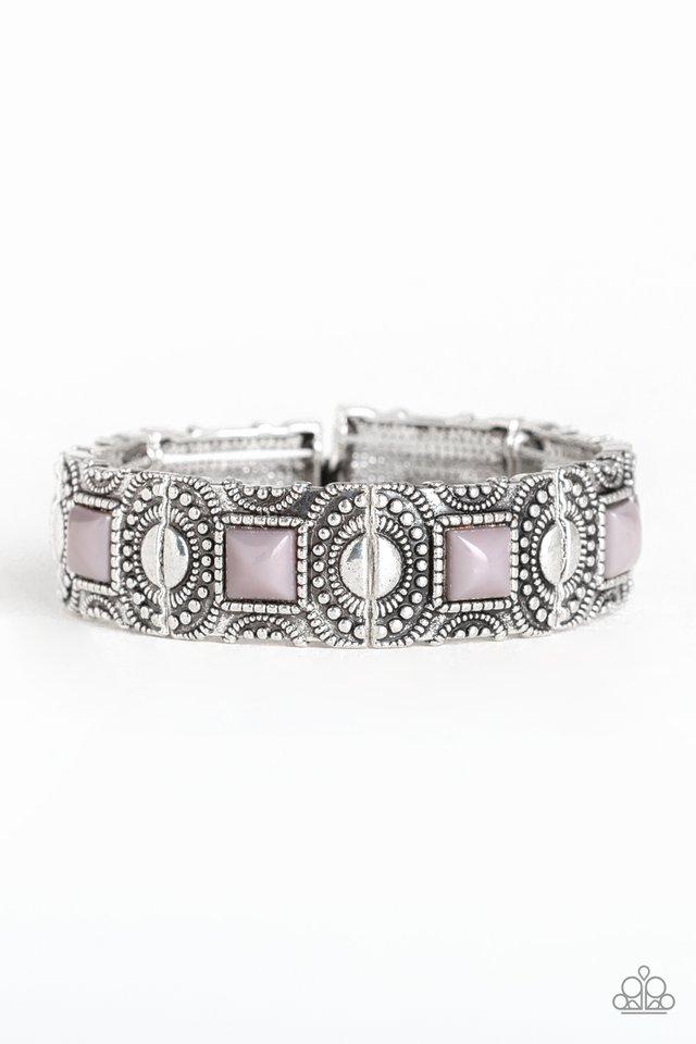 Pulsera Paparazzi ~ Tribal Trailblazer - Plata