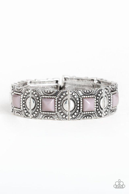 Pulsera Paparazzi ~ Tribal Trailblazer - Plata