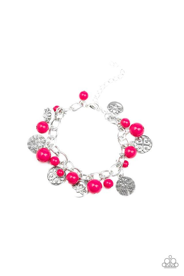 Paparazzi Bracelet ~ Lotus Lagoon - Pink