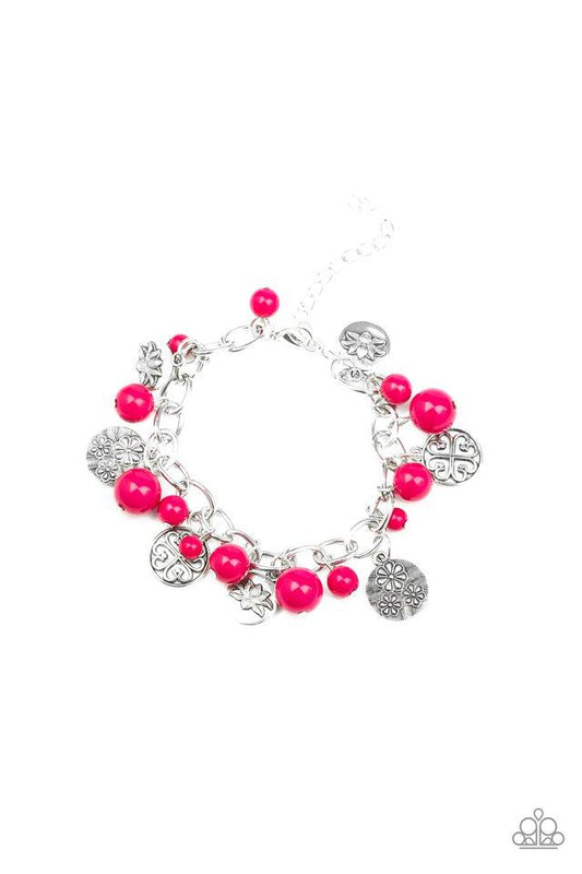 Paparazzi Bracelet ~ Lotus Lagoon - Pink