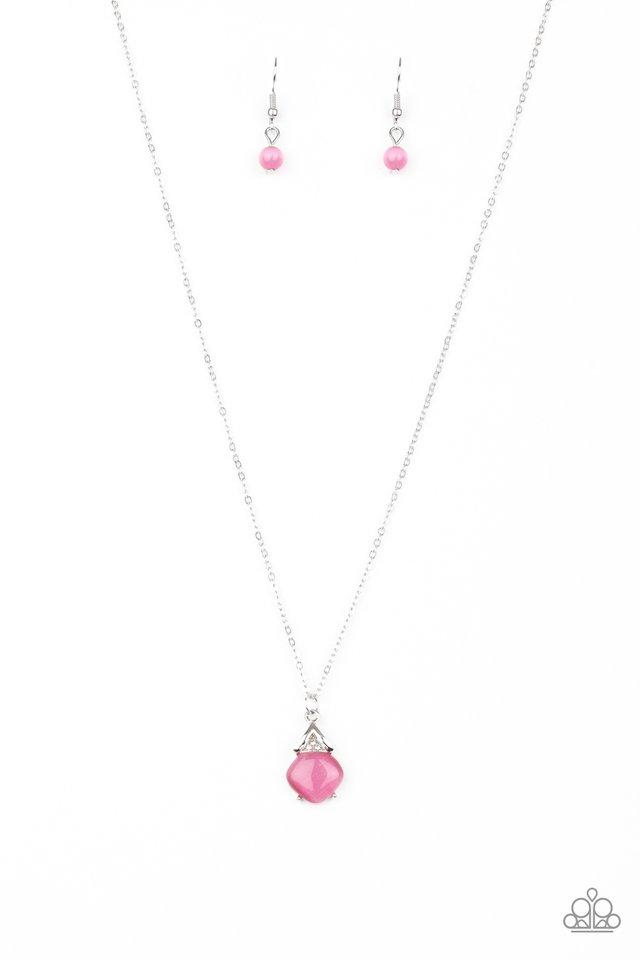 Paparazzi Necklace ~ Romantic Razzle - Pink