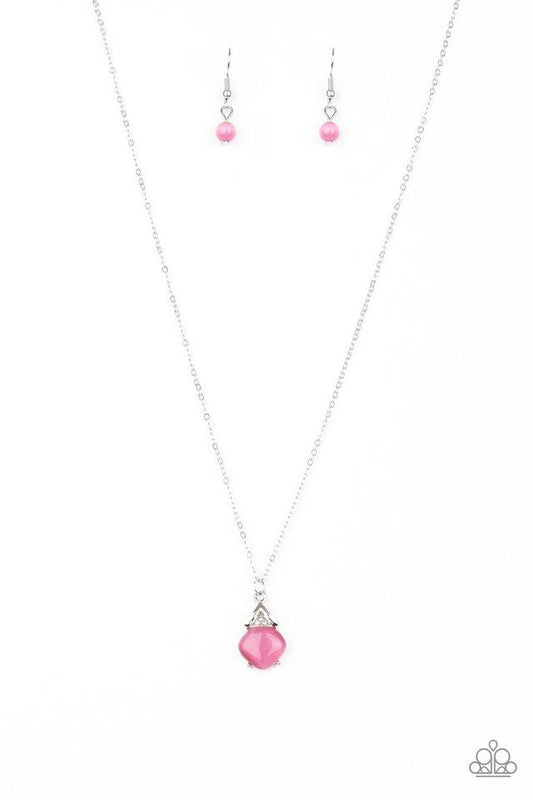 Paparazzi Necklace ~ Romantic Razzle - Pink