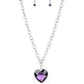 Paparazzi Necklace ~ Flirtatiously Flashy - Purple
