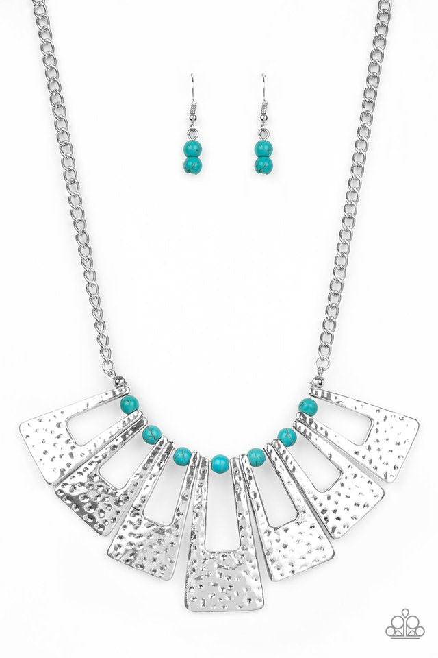 Terra Takeover - Blue - Paparazzi Necklace Image