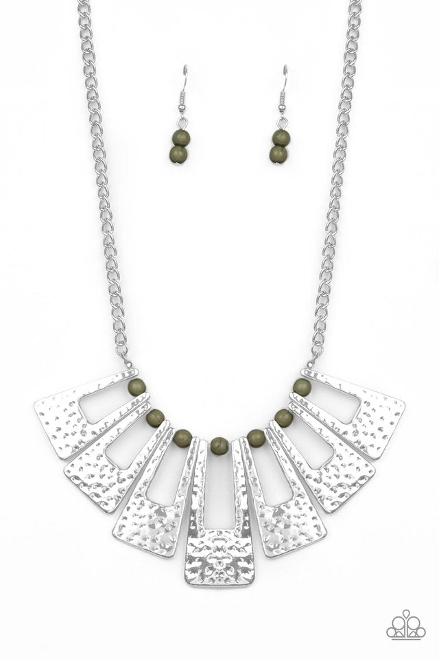 Terra Takeover - Green - Paparazzi Necklace Image