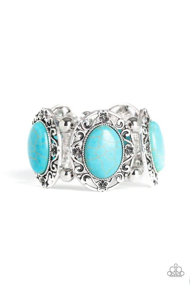 Pulsera Paparazzi ~ Rodeo Rancho - Azul