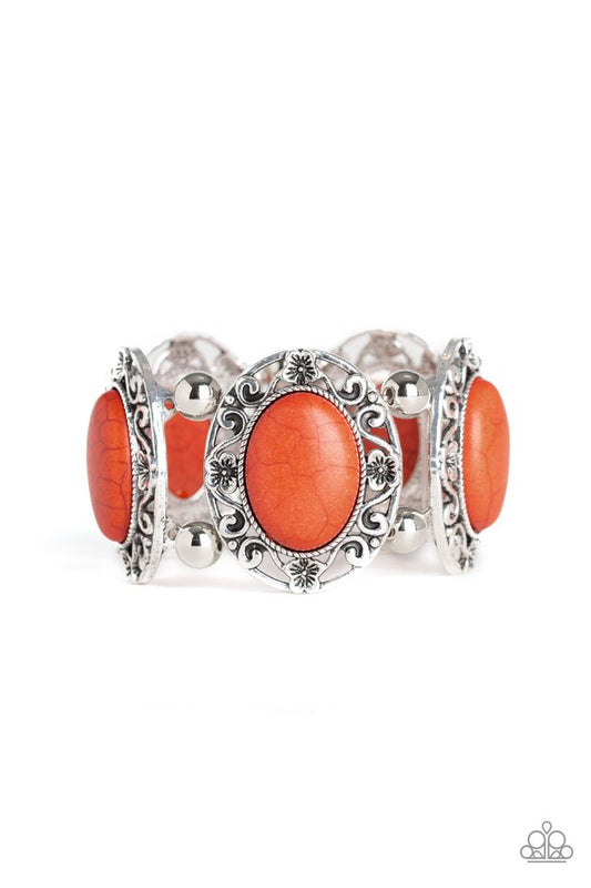 Rodeo Rancho - Orange - Paparazzi Bracelet Image