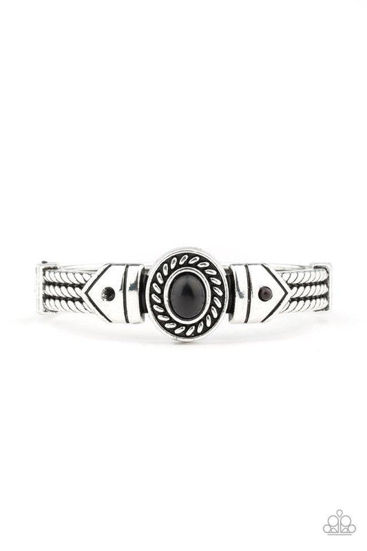 Pulsera Paparazzi ~ Alma tribal - Negro