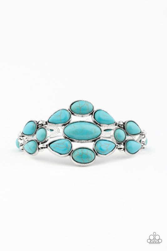 Paparazzi Bracelet ~ Blooming Prairies - Blue