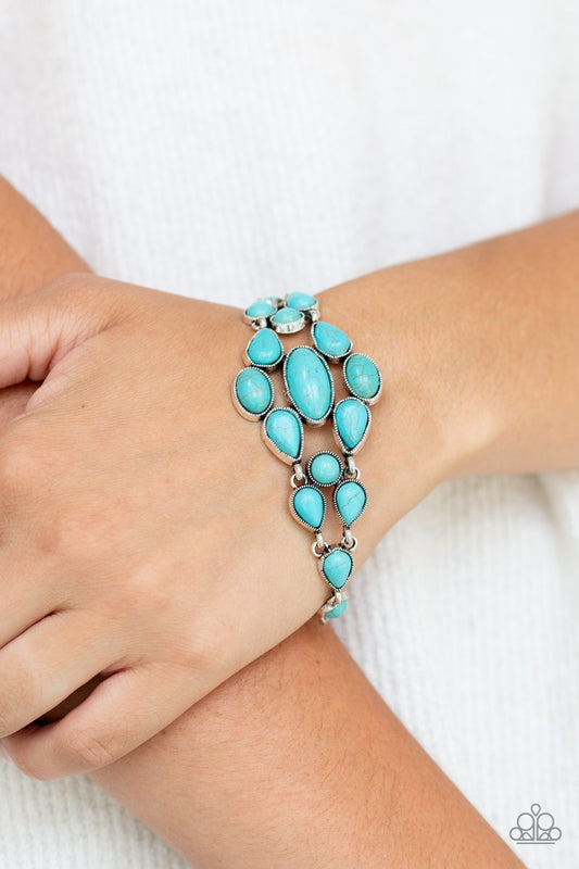 Paparazzi Bracelet ~ Blooming Prairies - Blue