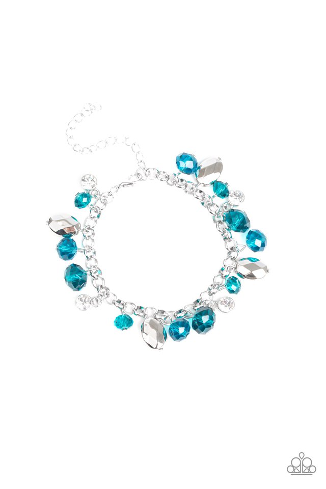 Dazing Dazzle - Blue - Paparazzi Bracelet Image