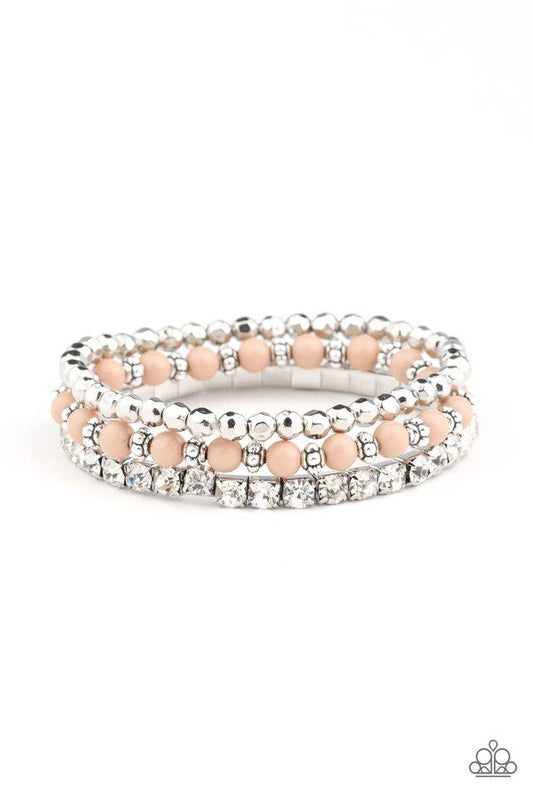 Paparazzi Bracelet ~ Fashion Forte - Brown