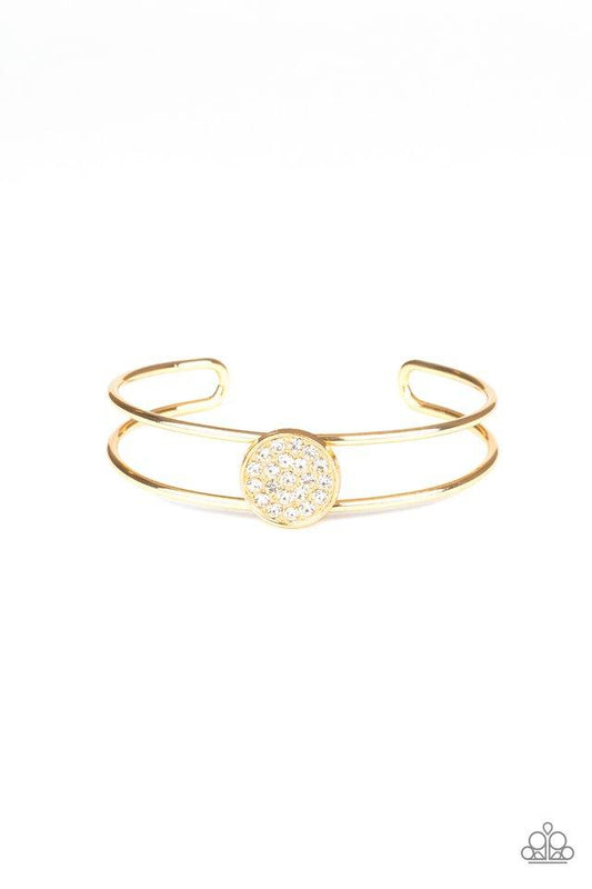 Pulsera Paparazzi ~ Dial Up The Dazzle - Oro