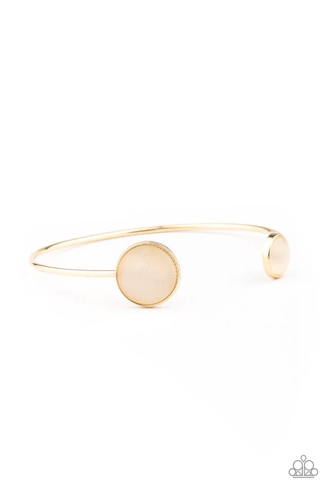 Pulsera Paparazzi ~ Básica brillante - Oro