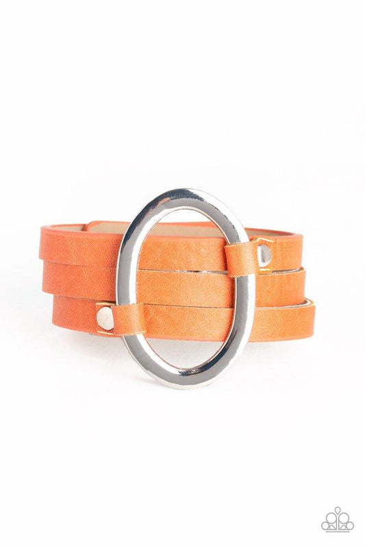 Paparazzi Bracelet ~ Cowgirl Cavalier - Orange