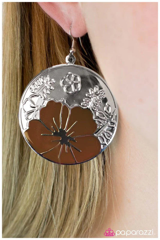 Pendiente Paparazzi ~ Bienvenido al Paraíso - Marrón