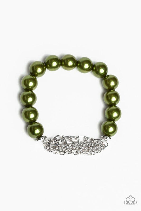 Pulsera Paparazzi ~ Tacones Hollywood - Verde