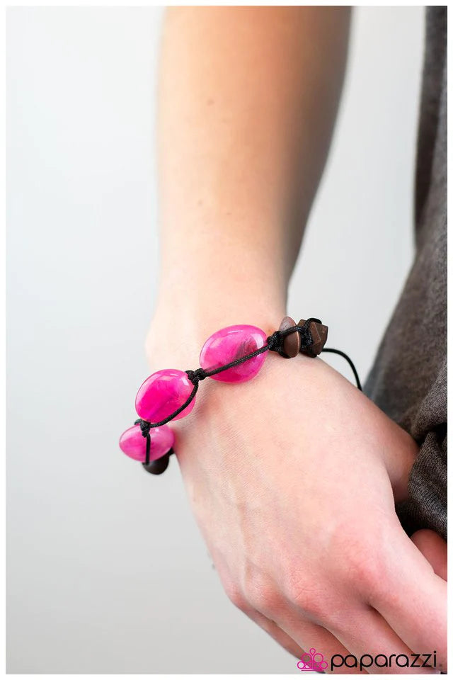 Pulsera Paparazzi ~ Suavizando las cosas - Rosa