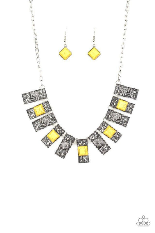 Paparazzi Necklace ~ The MANE Contender - Yellow
