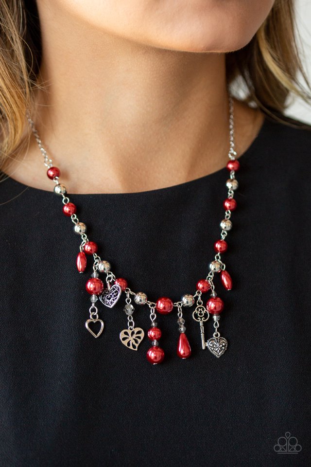 Renaissance Romance - Red - Paparazzi Necklace Image