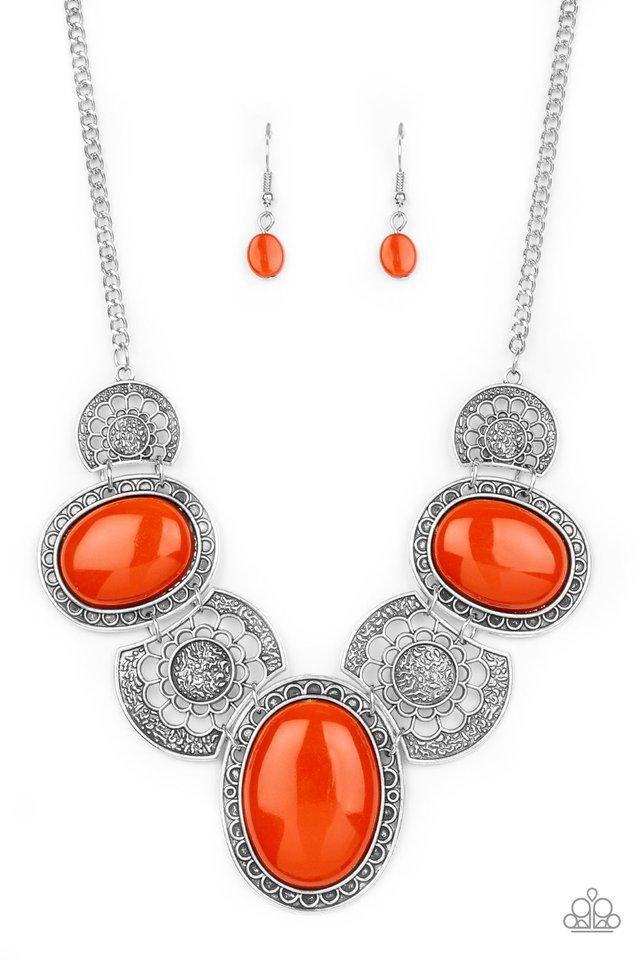 Collar Paparazzi ~ The Medallion-aire - Naranja