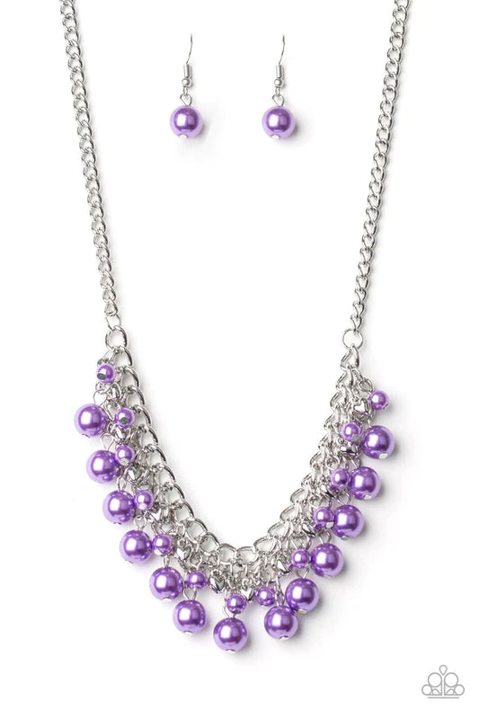 Paparazzi Necklace ~ Duchess Dior - Purple