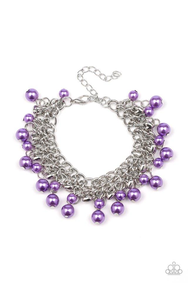 Paparazzi Bracelet ~ Duchess Diva - Purple